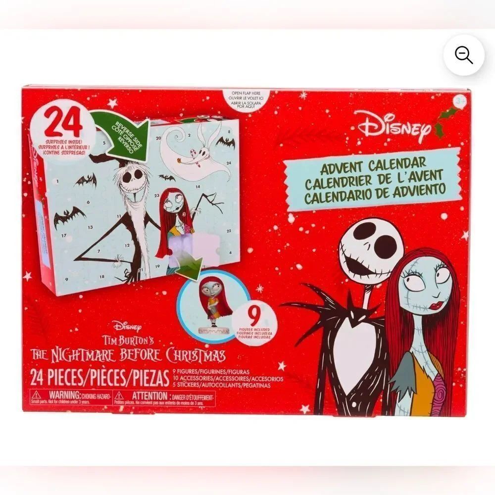 Disney The Nightmare Before Christmas 2025 Advent Calendar 24 Surprises New Box